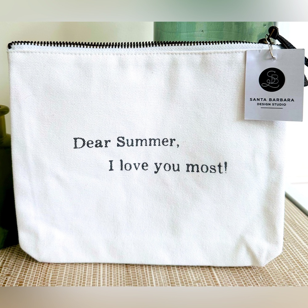 Santa Barbara Design Studio White Pouch